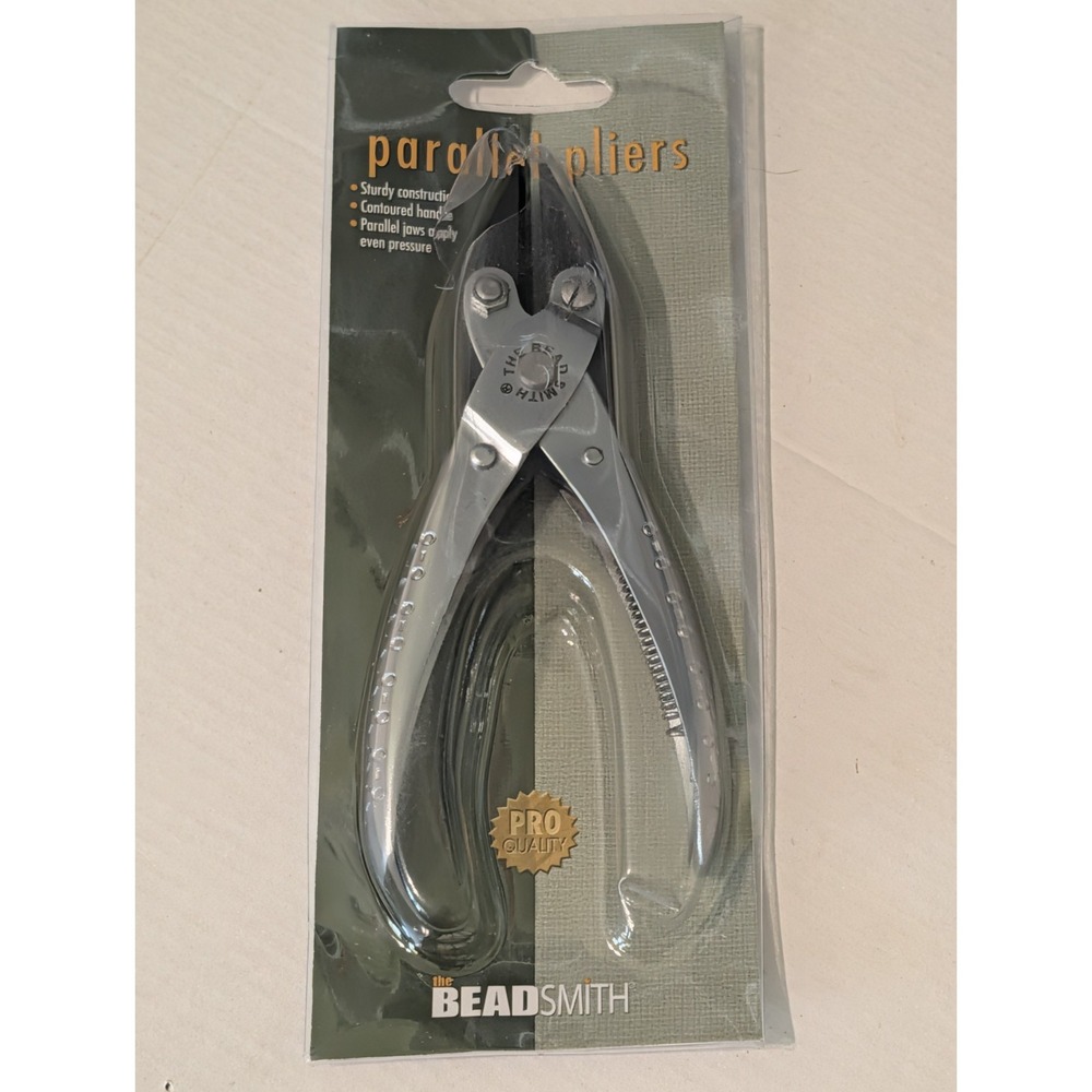Beadsmith Half Round Flat Bending Forming Parallel Pliers 140mm Spring PL353